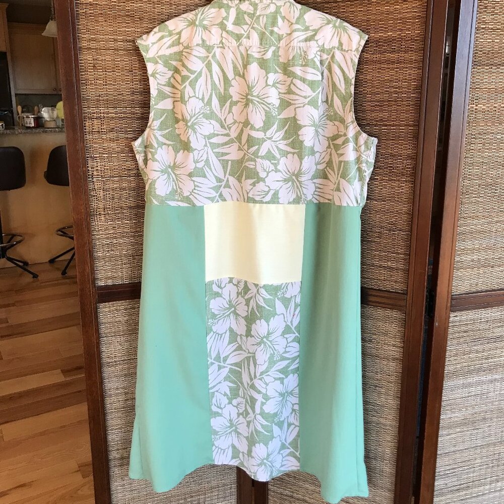 Patchwork Boho Duster, Plus Size Xl: Upcycled Tro… - image 8